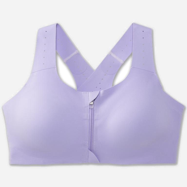 Brooks Dare Zip 2.0 Sports - Run Bra Mujer - Lavanda Moradas (IFDA-25834)